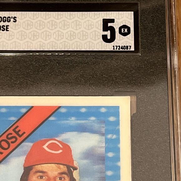 1972 KELLOGGS # 6 Pete ROSE REDS SGC 5 EX - Picture 2 of 3